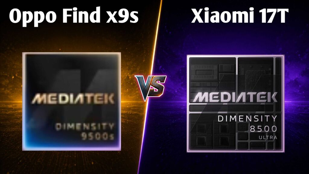 Oppo Find x9s vs Xiaomi 17T