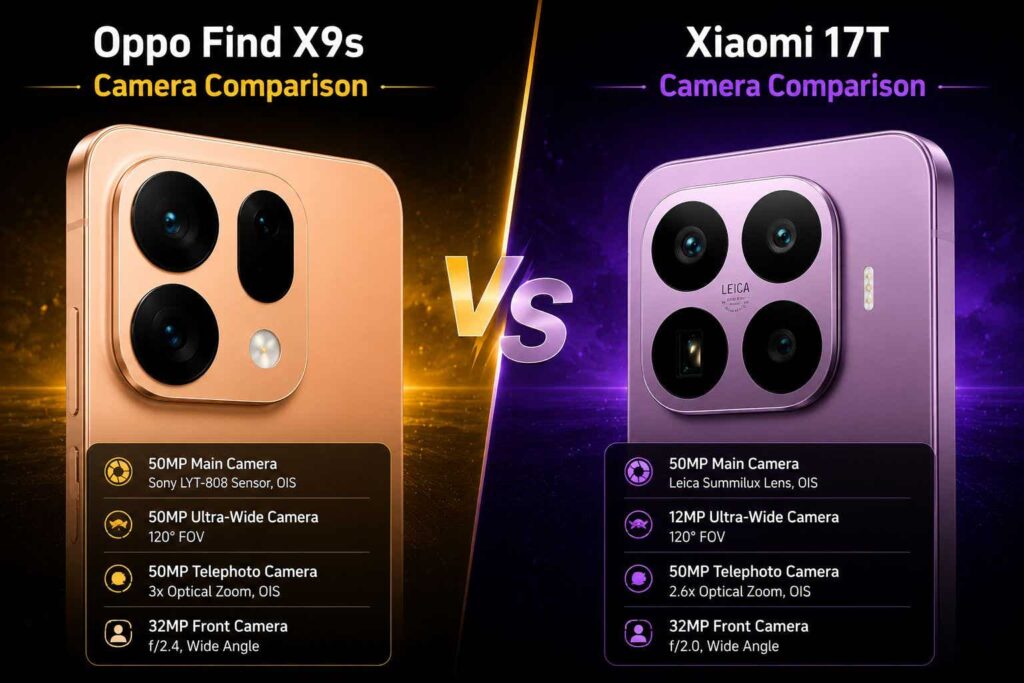 Oppo Find x9s vs Xiaomi 17T